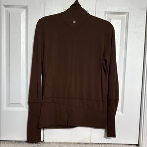 Brown Long Sleeve Top